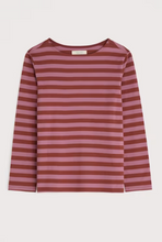 Load image into Gallery viewer, Sea Salt - Sailor Shirt in Scallion Burgundy
