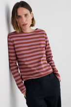 Load image into Gallery viewer, Sea Salt - Sailor Shirt in Scallion Burgundy
