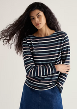 Load image into Gallery viewer, Sea Salt - Sailor Shirt in Tri Breton Parsnip
