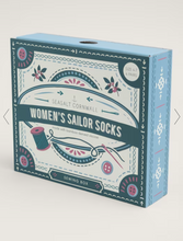 Load image into Gallery viewer, Sea Salt - Sailor Socks Box of 4 Sewing - Corbel Mix
