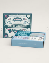 Load image into Gallery viewer, Sea Salt - Sailor Socks Box of 4 Sewing - Corbel Mix
