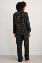 Load image into Gallery viewer, Sea Salt - Simple Stars Pyjamas - Snow Stars Onyx
