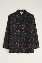 Load image into Gallery viewer, Sea Salt - Simple Stars Pyjamas - Snow Stars Onyx
