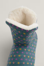 Load image into Gallery viewer, Sea Salt - Snooze Slipper Booties - Confetti Dusky Jade
