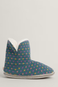 Sea Salt - Snooze Slipper Booties - Confetti Dusky Jade