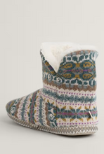 Load image into Gallery viewer, Sea Salt - Snooze Slipper Booties - Goldfinch Dusky Jade Multi
