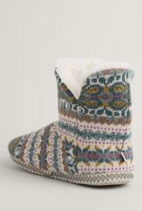 Sea Salt - Snooze Slipper Booties - Goldfinch Dusky Jade Multi