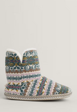 Load image into Gallery viewer, Sea Salt - Snooze Slipper Booties - Goldfinch Dusky Jade Multi
