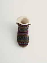 Load image into Gallery viewer, Sea Salt - Snooze Slipper Booties in Larkspur Dark Hellebore
