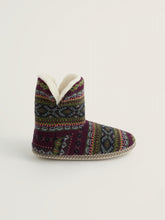 Load image into Gallery viewer, Sea Salt - Snooze Slipper Booties in Larkspur Dark Hellebore

