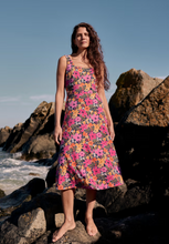 Load image into Gallery viewer, Sea Salt - Sun Gleam Dress in Citrus Floral Tulip
