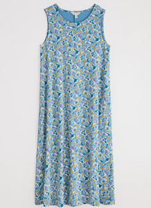 Sea Salt - Sweet Violet Dress in Paper Bellflower Sea Blue