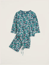 Load image into Gallery viewer, Sea Salt - Tree Shadow Pyjamas in Winding Meadow Storm
