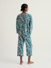 Load image into Gallery viewer, Sea Salt - Tree Shadow Pyjamas in Winding Meadow Storm
