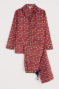 Sea Salt - View Point Pyjamas in Printed Diamonds Mix