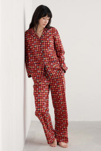 Sea Salt - View Point Pyjamas in Printed Diamonds Mix