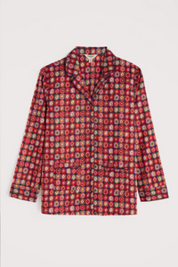 Sea Salt - View Point Pyjamas in Printed Diamonds Mix