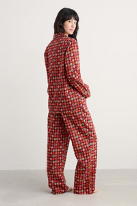 Sea Salt - View Point Pyjamas in Printed Diamonds Mix