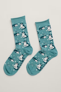 Sea Salt - Arty Socks - Pawton Wade