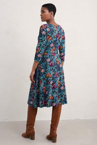 Sea Salt - April Dress in Seaweed Bloom Maritime