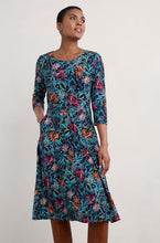 Load image into Gallery viewer, Sea Salt - April Dress in Seaweed Bloom Maritime
