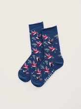 Load image into Gallery viewer, Sea Salt - Bamboo Arty Socks in Kimbrell Dusk
