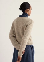 Load image into Gallery viewer, Sea Salt - Dawson Pick Merino Cardigan in Birch

