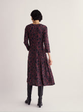 Load image into Gallery viewer, Sea Salt - Enor Dress in Allium Flowers Plum Berry
