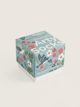 Load image into Gallery viewer, Sea Salt - Gift Box of 4 Arty Bird Socks in Wintering Birds Mix
