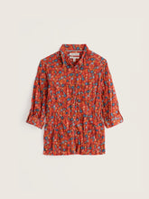 Load image into Gallery viewer, Sea Salt - Larissa Shirt in Tomato Blooms Cinnamon
