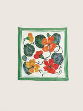 Load image into Gallery viewer, Sea Salt - May Garland Square in Nasturtium Border Chalk
