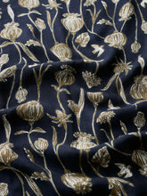 Load image into Gallery viewer, Sea Salt - Pentillie Scarf in Lino Seedpods Maritime
