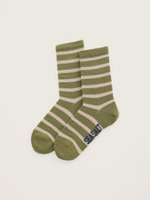 Load image into Gallery viewer, Sea Salt - Sailor Socks in Breton Moss
