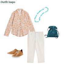 Load image into Gallery viewer, White Stuff - Annie Jersey Shirt in Ivory Print
