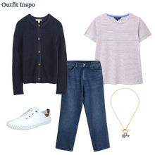 Load image into Gallery viewer, Sea Salt - Potters Meadow Cardigan in Maritime
