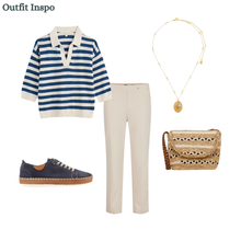 Load image into Gallery viewer, Sea Salt - Gwynver Jumper in Cornish Dark Voyage Chalk
