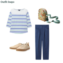 Load image into Gallery viewer, Crew Clothing - Essential Breton in White/Blue
