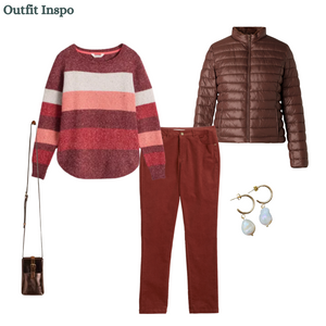 White Stuff - Talia Nep Jumper - Plum Multi