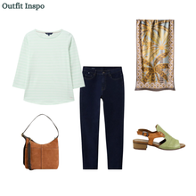Load image into Gallery viewer, Crew Clothing - Essential Breton in Aqua/White
