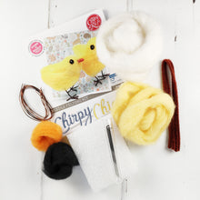 Load image into Gallery viewer, The Crafty Kit Company - Chirpy Chicks - Needle Felting Craft Kit
