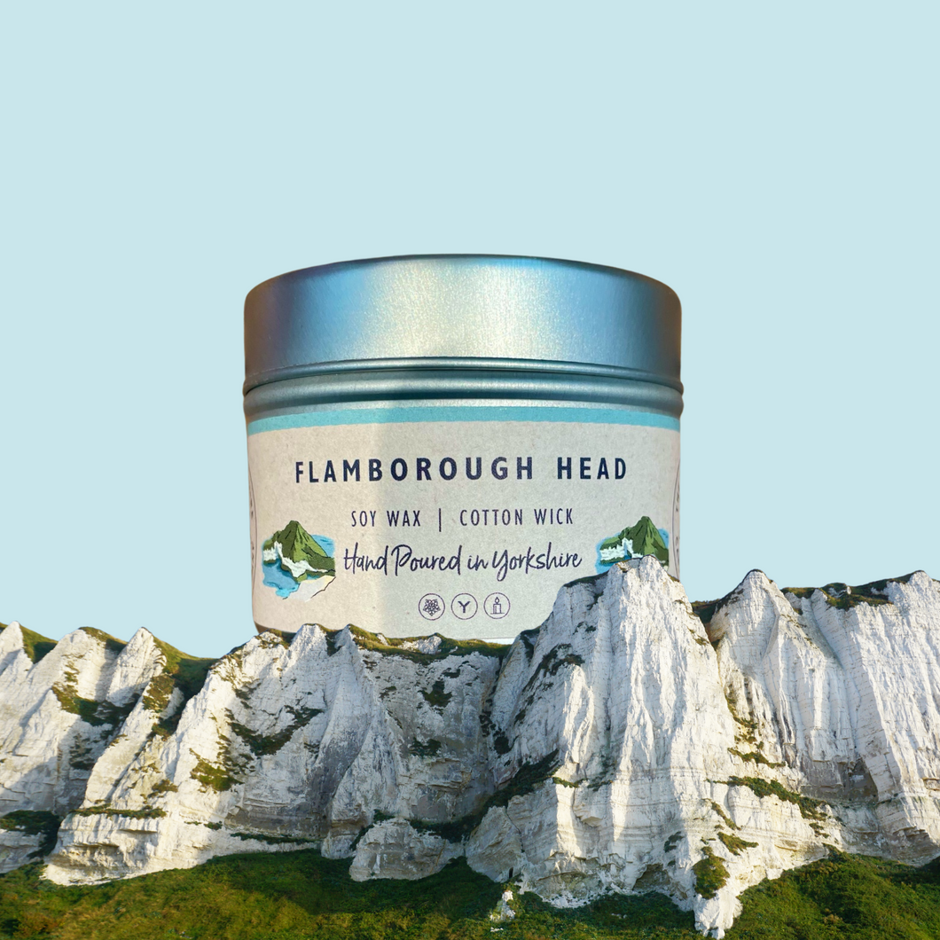 The Yorkshire Candle Company - Small Tin Candle - Flamborough Head