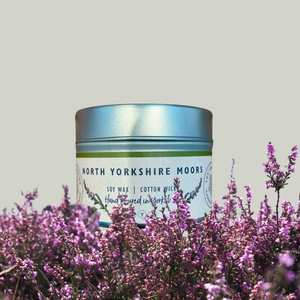 The Yorkshire Candle Company - Small Tin Candle - North Yorkshire Moors