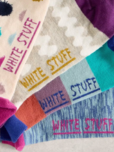 Load image into Gallery viewer, White Stuff - 4Pk Hotch Potch Ankle Socks in Natural Multi

