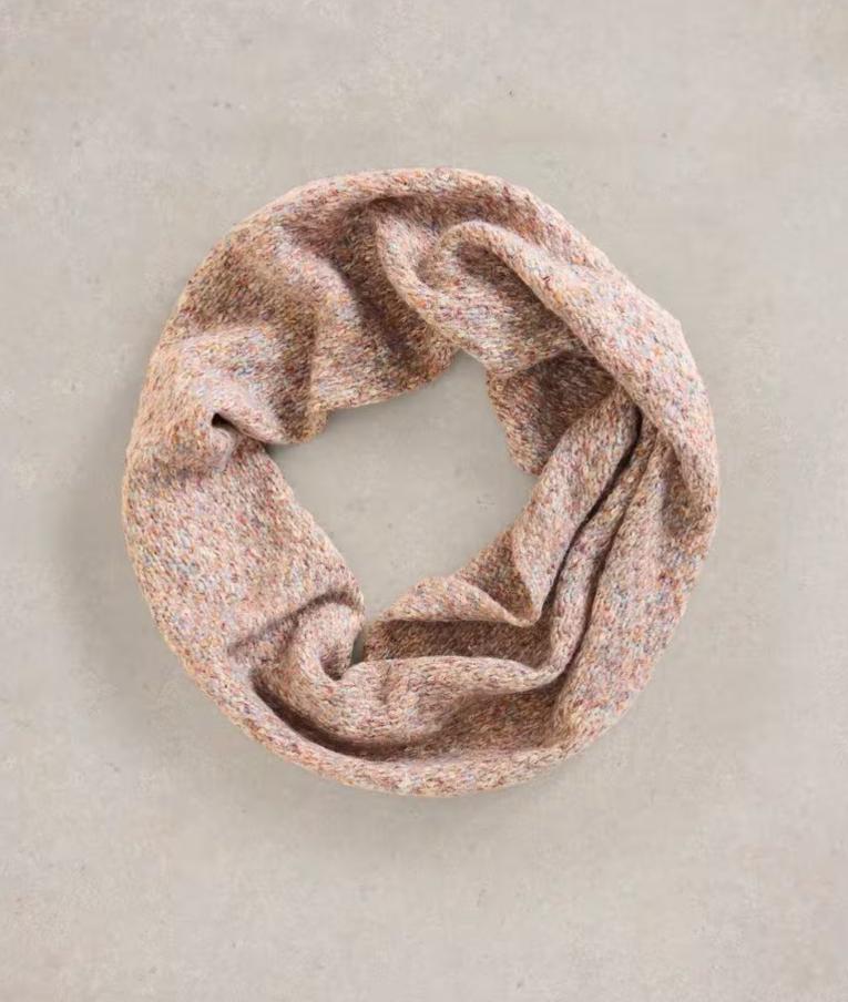 White Stuff - Abby Knitted Snood - Natural Multi