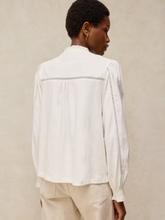 Load image into Gallery viewer, White Stuff - Annabelle Lace Trim Top in Pale Ivory
