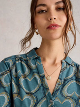 Load image into Gallery viewer, White Stuff - Annie Jersey Shirt in Blue Print
