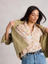 Load image into Gallery viewer, White Stuff - Annie Jersey Shirt in Ivory Print

