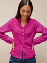 Load image into Gallery viewer, White Stuff - Annie Sparkle Mix Shirt in Mid Pink
