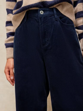 Load image into Gallery viewer, White Stuff - Ayla Cord Wide Leg Trousers in Dark Navy
