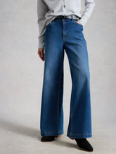 Load image into Gallery viewer, White Stuff - Ayla Wide Leg Jean in Mid Denim

